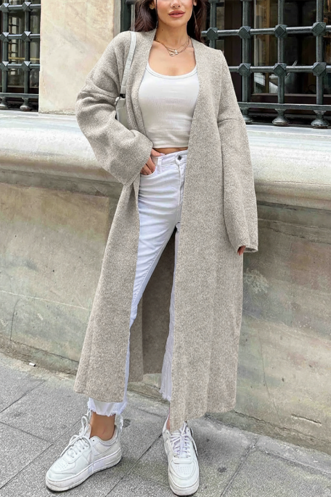 Kardigan BRALONDA GREY, Kolor : szary, IVET.PL - Modna odzież