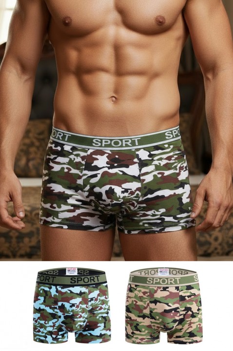 Zestaw trzech sztuk męskich bokserek KREMZO, Kolor : wielokolorowy, IVET.PL - Modna odzież