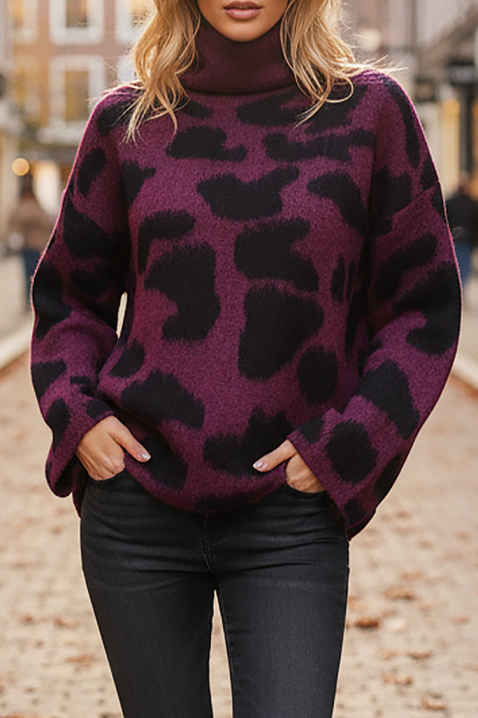 Sweter VLORDENZA PURPLE, Kolor : fioletowy, IVET.PL - Modna odzież