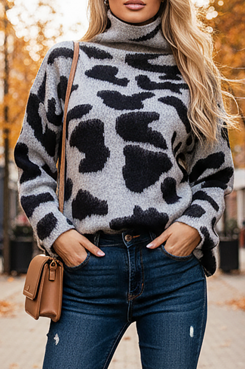 Sweter VLORDENZA GREY, Kolor : szary, IVET.PL - Modna odzież