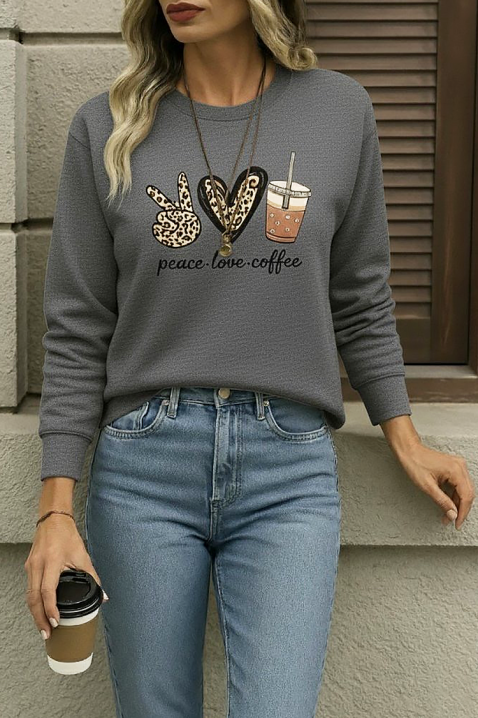 Bluzka GOLMINA GREY, Kolor : szary, IVET.PL - Modna odzież