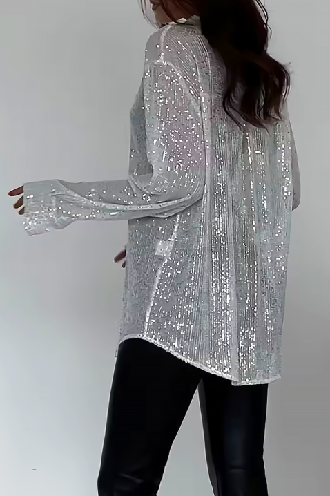 Koszula LANVELDA SILVER, Kolor : srebrny, IVET.PL - Modna odzież