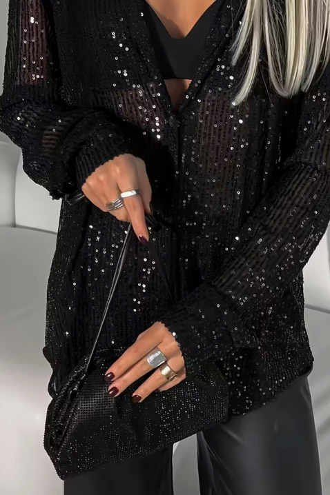 Koszula LANVELDA BLACK, Kolor : czarny, IVET.PL - Modna odzież