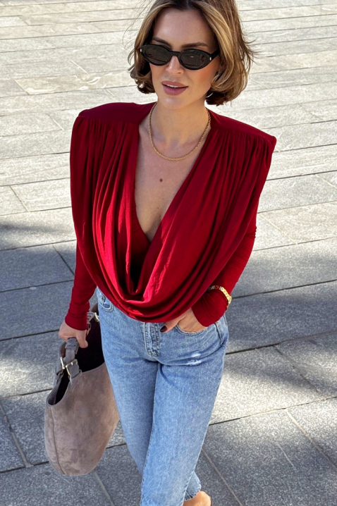 Bluzka SEKLONDA RED, Kolor : czerwony, IVET.PL - Modna odzież