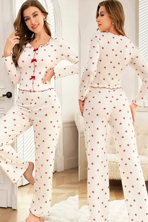 Piżama HARZANA, Kolor : biały, IVET.PL - Modna odzież