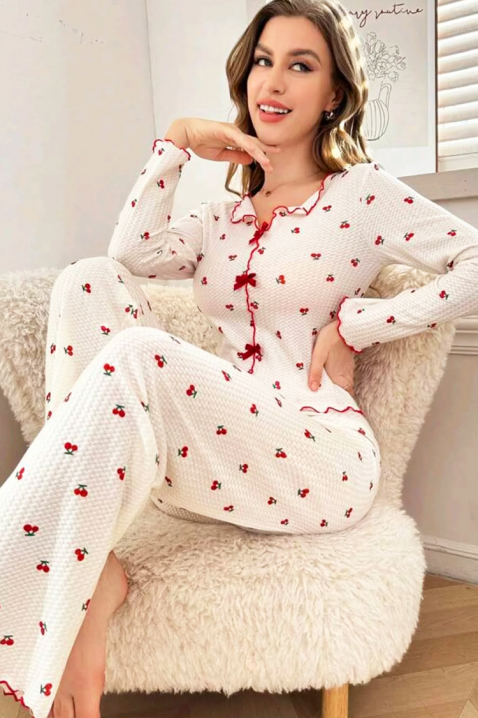 Piżama HARZANA, Kolor : biały, IVET.PL - Modna odzież