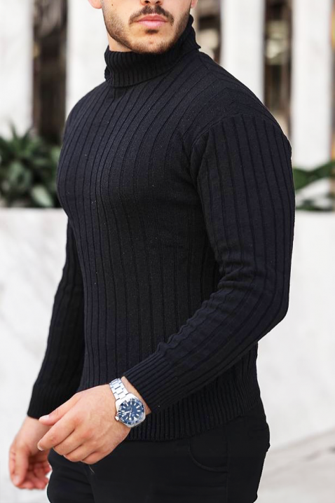 Golf RACHERO BLACK, Kolor : czarny, IVET.PL - Modna odzież