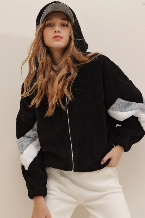 Bluza PLUVILZA BLACK, Kolor : czarny, IVET.PL - Modna odzież