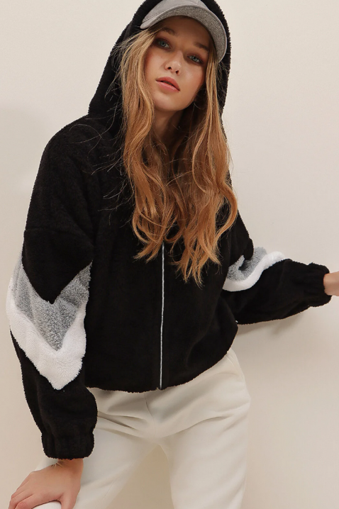 Bluza PLUVILZA BLACK, Kolor : czarny, IVET.PL - Modna odzież