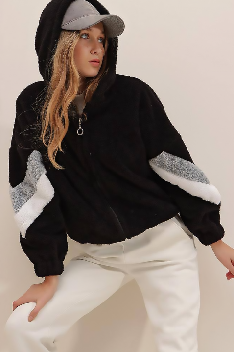 Bluza PLUVILZA BLACK, Kolor : czarny, IVET.PL - Modna odzież