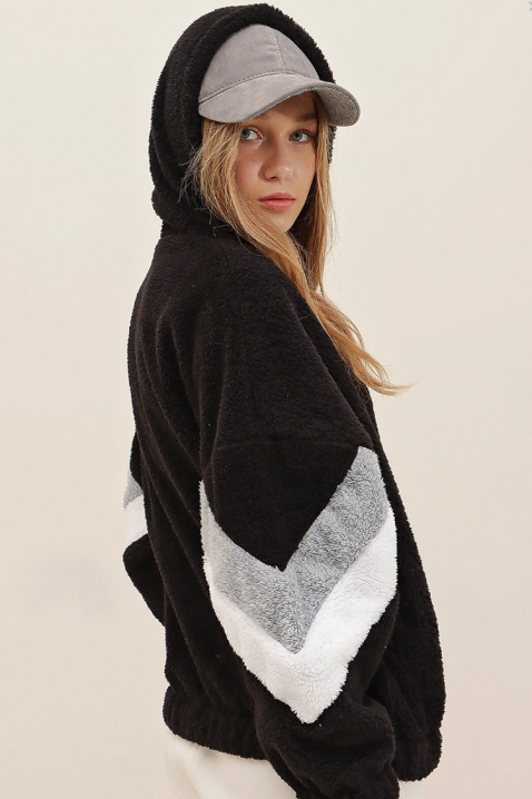 Bluza PLUVILZA BLACK, Kolor : czarny, IVET.PL - Modna odzież