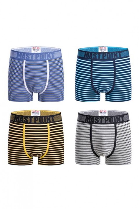 Zestaw czterech sztuk męskich bokserek STELZO, Kolor : wielokolorowy, IVET.PL - Modna odzież