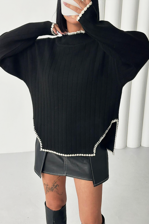 Sweter LEMRINZA, Kolor : czarny, IVET.PL - Modna odzież