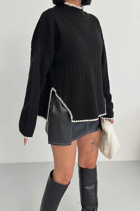 Sweter LEMRINZA, Kolor : czarny, IVET.PL - Modna odzież