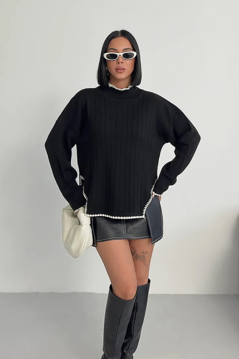 Sweter LEMRINZA, Kolor : czarny, IVET.PL - Modna odzież