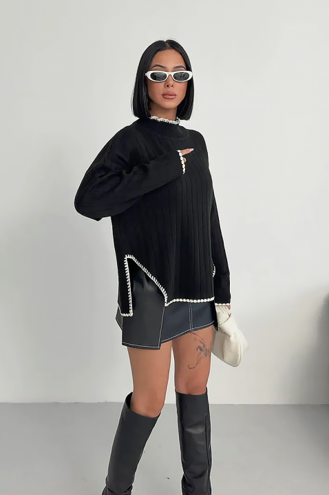 Sweter LEMRINZA, Kolor : czarny, IVET.PL - Modna odzież