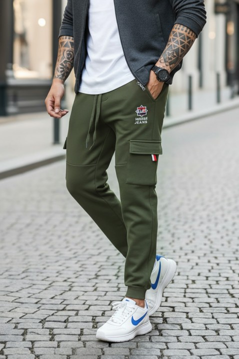 Spodnie LILTON KHAKI, Kolor : khaki, IVET.PL - Modna odzież