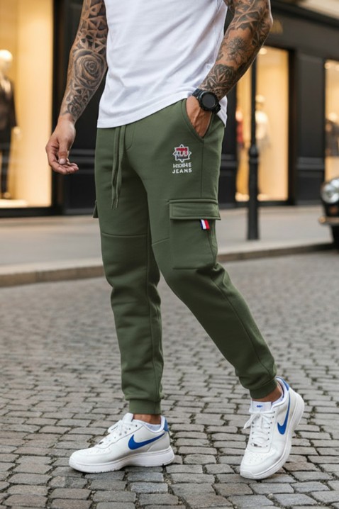 Spodnie LILTON KHAKI, Kolor : khaki, IVET.PL - Modna odzież