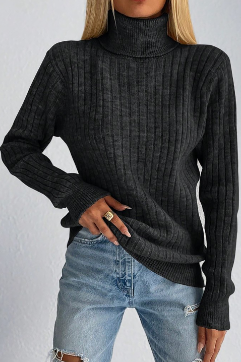 Sweter DAVILDA GRAFIT, Kolor : grafitowy, IVET.PL - Modna odzież