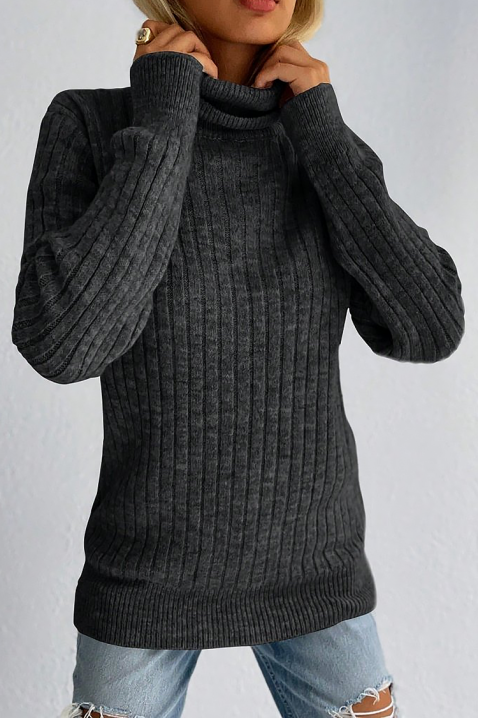 Sweter DAVILDA GRAFIT, Kolor : grafitowy, IVET.PL - Modna odzież