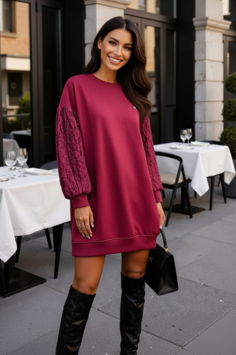 Tunika RUNDELZA, Kolor : czerwony, IVET.PL - Modna odzież