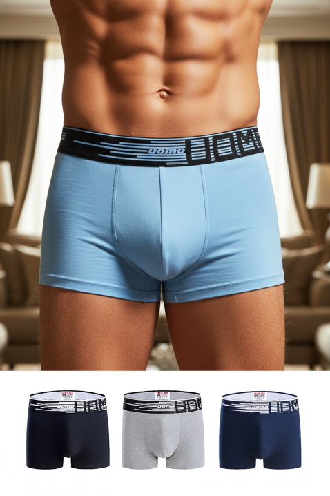 Zestaw czterech sztuk męskich bokserek BENJO, Kolor : wielokolorowy, IVET.PL - Modna odzież