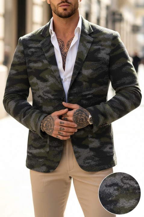 Marynarka ZAGNET, Kolor : ciemnozielony, IVET.PL - Modna odzież