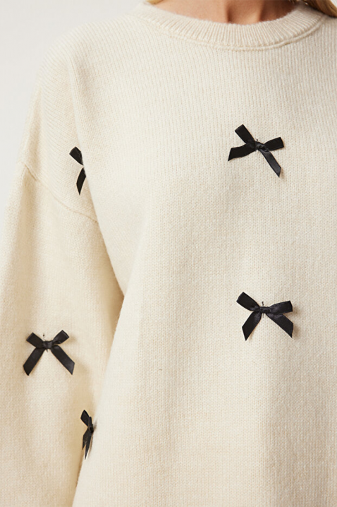 Sweter ATRELVA ECRU, Kolor : ecru, IVET.PL - Modna odzież