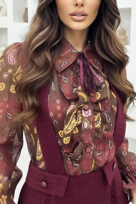 Sukienka MRALVERDA BORDO, Kolor : bordowy, IVET.PL - Modna odzież