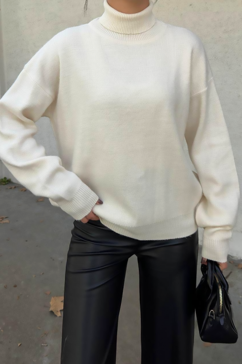 Sweter VARSIONA ECRU, Kolor : ecru, IVET.PL - Modna odzież