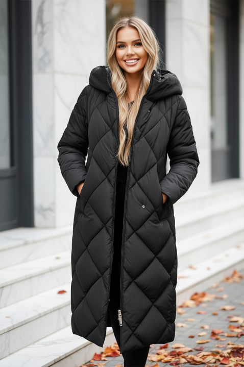 Płaszcz AVELSONA, Kolor : czarny, IVET.PL - Modna odzież