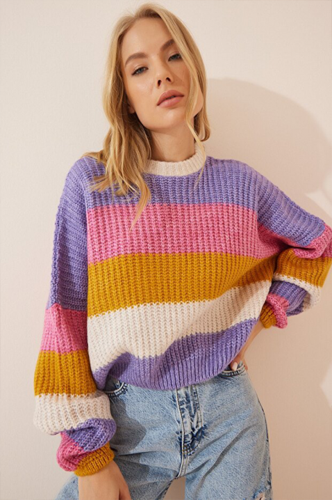 Sweter VODENGA, Kolor : wielokolorowy, IVET.PL - Modna odzież