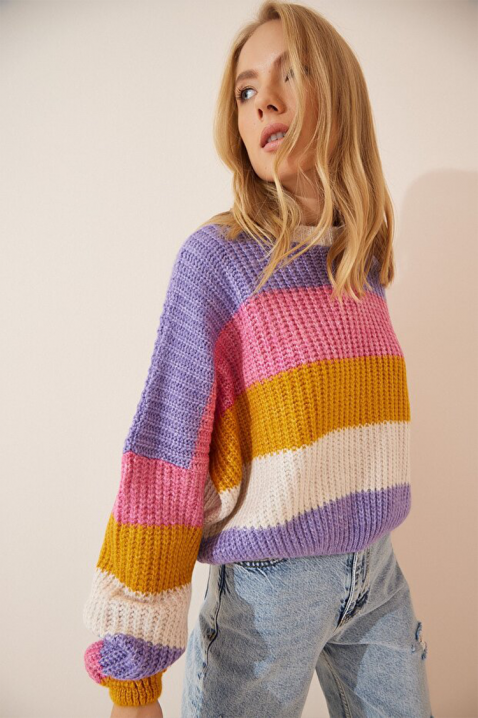 Sweter VODENGA, Kolor : wielokolorowy, IVET.PL - Modna odzież