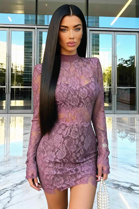 Sukienka KIARDA, Kolor : fioletowy, IVET.PL - Modna odzież