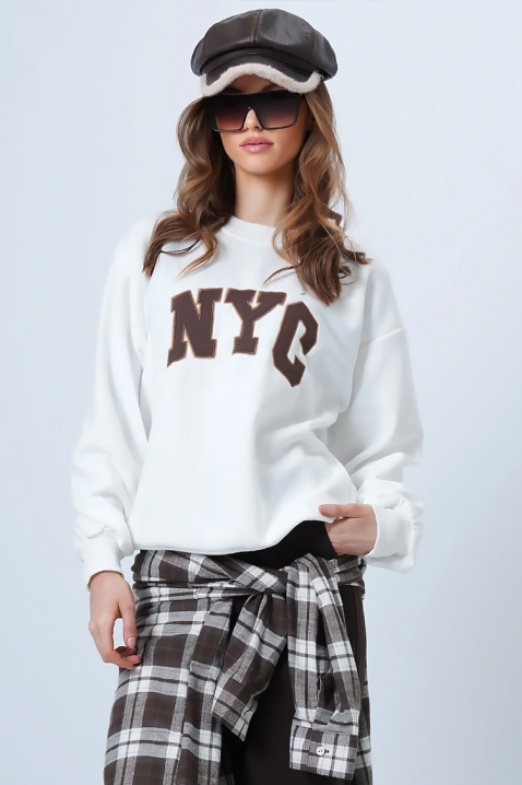 Bluzka NEVRILDA WHITE, Kolor : biały, IVET.PL - Modna odzież