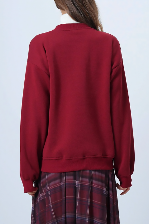 Bluzka NEVRILDA BORDO, Kolor : bordowy, IVET.PL - Modna odzież