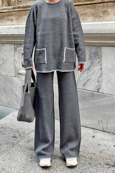 Komplet DAILENZA GREY, Kolor : szary, IVET.PL - Modna odzież