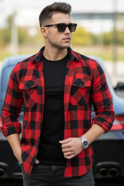 Koszula TORELSO RED, Kolor : czerwony, IVET.PL - Modna odzież