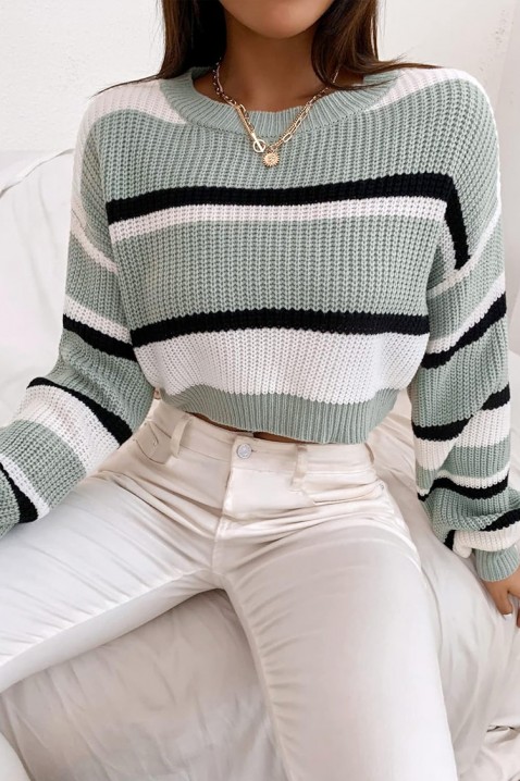 Sweter AGAVORSA MINT, Kolor : miętowy, IVET.PL - Modna odzież