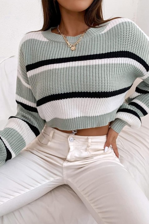 Sweter AGAVORSA MINT, Kolor : miętowy, IVET.PL - Modna odzież