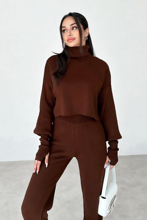 Komplet ALALINDA BROWN, Kolor : brązowy, IVET.PL - Modna odzież