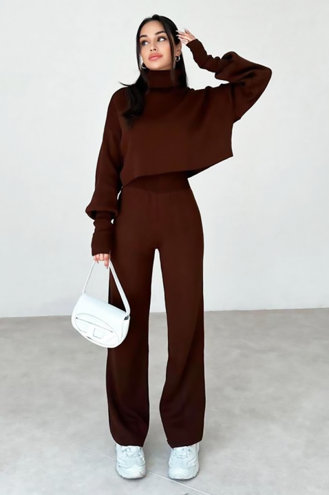 Komplet ALALINDA BROWN, Kolor : brązowy, IVET.PL - Modna odzież