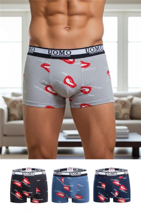 Zestaw czterch sztuk męskich bokserek LOFOSO, Kolor : wielokolorowy, IVET.PL - Modna odzież