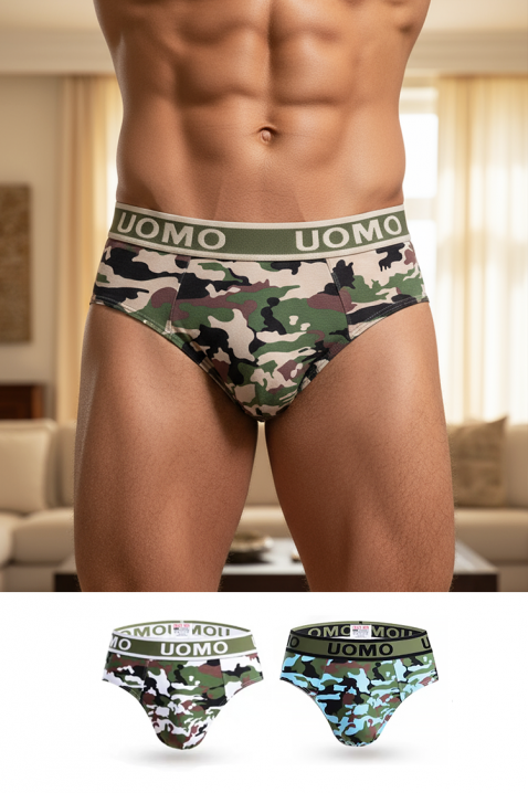 Zestaw trzech sztuk męskich slipów TERINDO, Kolor : wielokolorowy, IVET.PL - Modna odzież