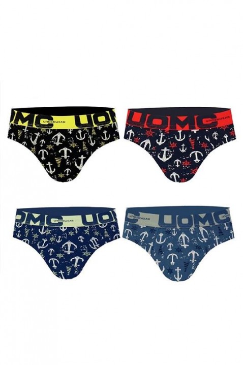 Zestaw 4 sztuk męskich slipów TEROLFO, Kolor : wielokolorowy, IVET.PL - Modna odzież