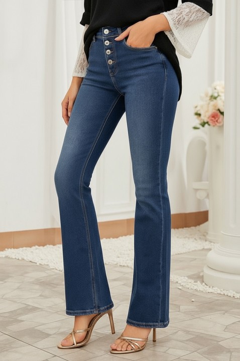 Jeansy FLENZINA, Kolor : chabrowy, IVET.PL - Modna odzież