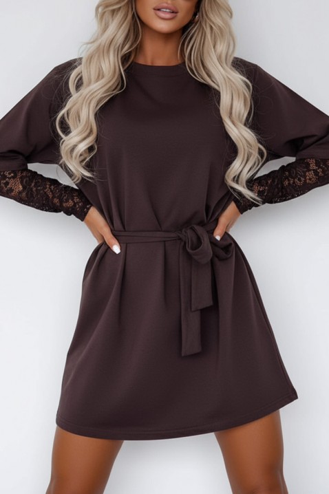 Sukienka KERINSA, Kolor : brązowy, IVET.PL - Modna odzież