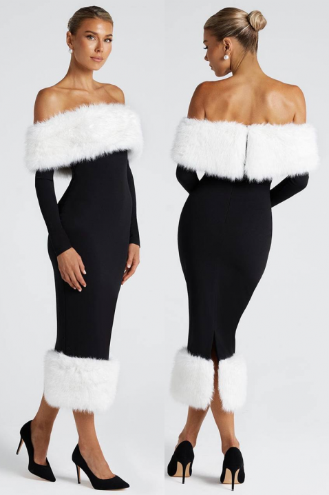 Sukienka PLOVENDA, Kolor : czarny, IVET.PL - Modna odzież