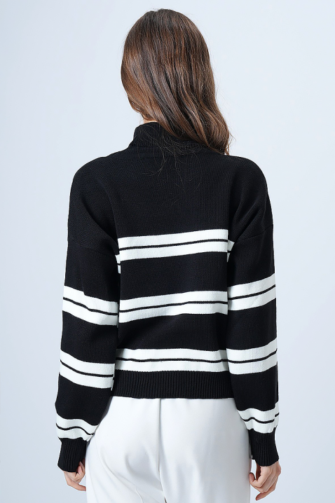 Sweter HIERZA, Kolor : czarny, IVET.PL - Modna odzież