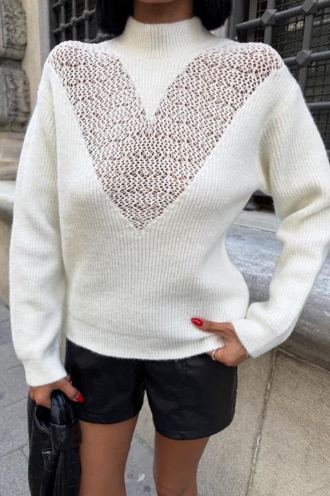 Sweter EMOLINA, Kolor : ecru, IVET.PL - Modna odzież